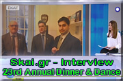 Video Interview for our 23rd Anniversary Annual Dinner & Dance  on Skai.gr  -  2018